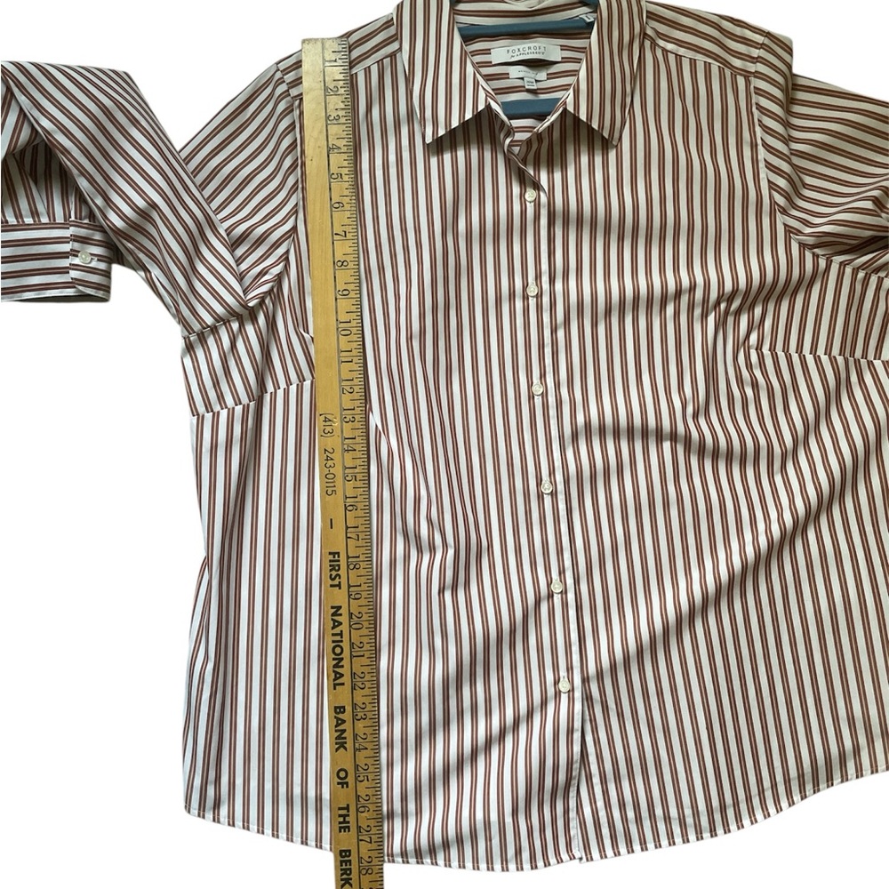 Foxcroft for Appleseed’s Button Down Long Sleeve Shirt Women’s 20W wrinkle free - Picture 5 of 6